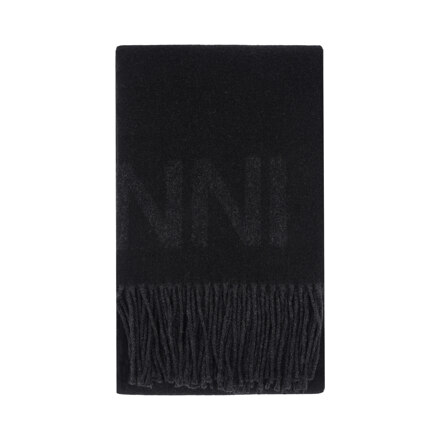 FRINGED WOOL SCARF