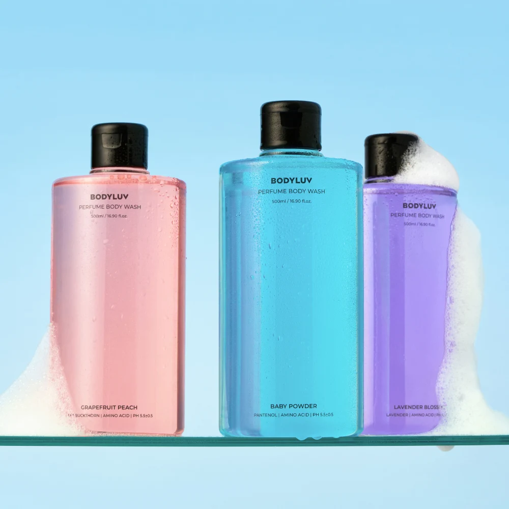 신세계인터넷면세점-바디럽-Shower-Bath-퓨어썸 퍼퓸 바디워시 (자몽피치) 500ml