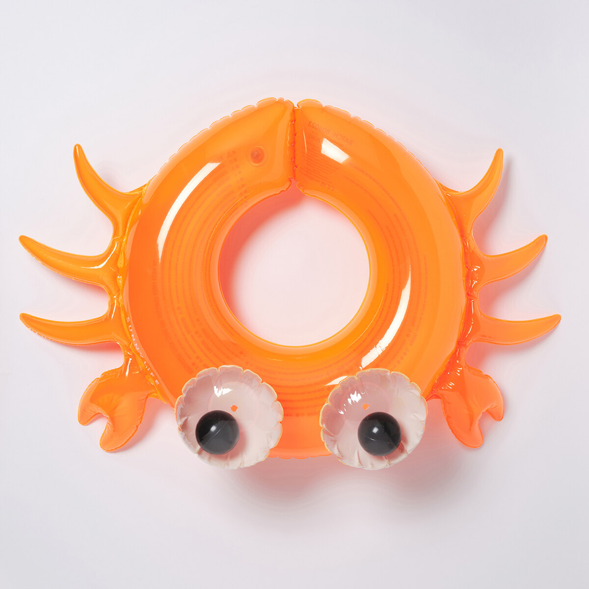 Kiddy Pool Ring Sonny the Sea Creature Neon Orange