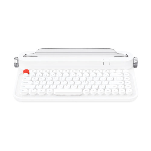 韩际新世界网上免税店-ACTTO-USB-[ACTTO] RETRO MINI BLUETOOTH KEYBOARD B305 键盘 白色