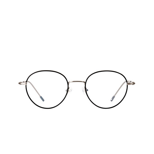 韩际新世界网上免税店-RAWROW-太阳镜眼镜-R EYE 109 INNER RIM BETA TITANIUM 51 SILVER BLACK 眼镜框