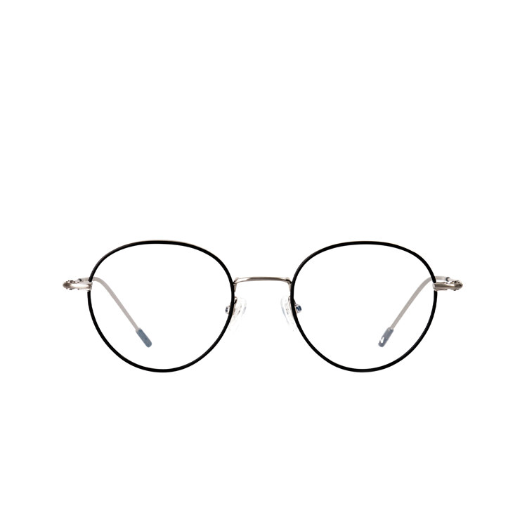 韩际新世界网上免税店-RAWROW-太阳镜眼镜-R EYE 109 INNER RIM BETA TITANIUM 51 SILVER BLACK 眼镜框
