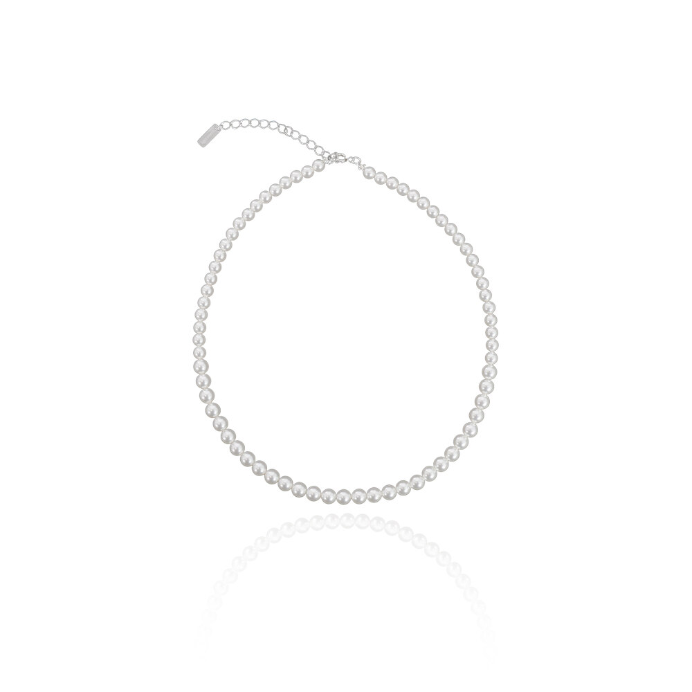 gradation swa pearl necklace - 카인더베이비 - 시계/주얼리