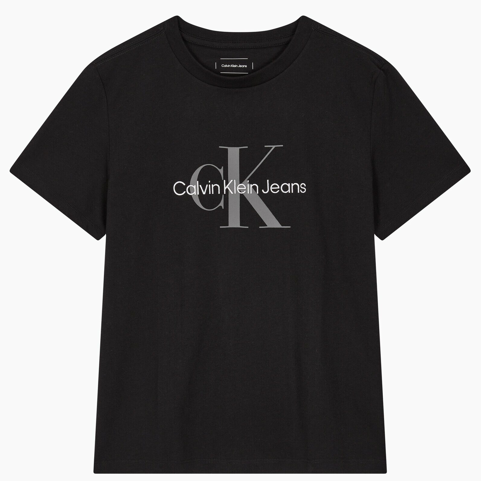 Women's Hero Monorogo Crew Neck Short Sleeve T-shirt_BLACK