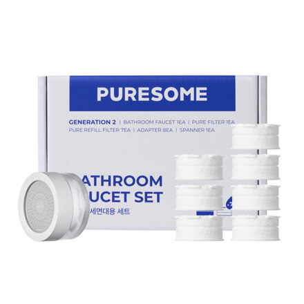 PureSome Sink Set (Sink-Use + 7 Filters) - 纯净源洗手盆滤头组合（洗手盆用+7个滤芯）