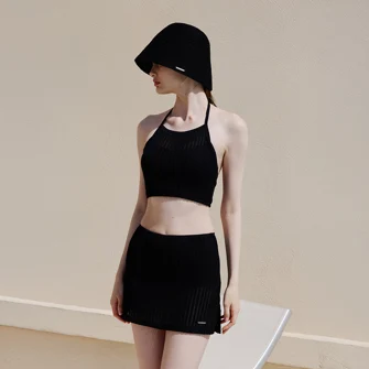 AUDREY : 오드리 홀터넥 비키니 블랙 S