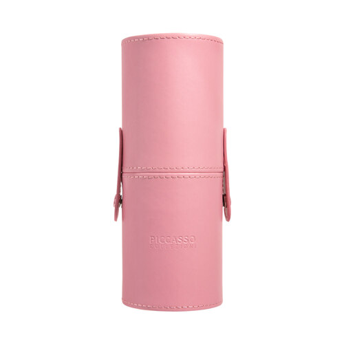 韩际新世界网上免税店-PICCASSO--LEATHER BRUSH CASE WARM 化妆刷收纳盒粉色
