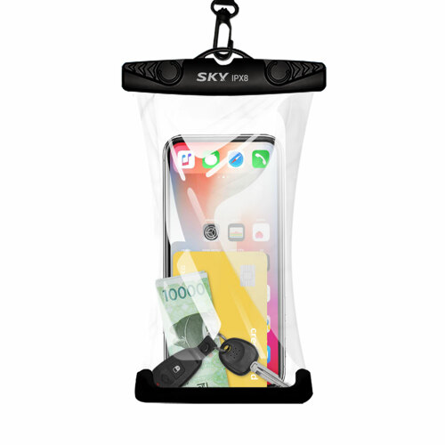 韩际新世界网上免税店-SKYLAB-运动休闲-SKY WELL 360 Touch Smartphone Premium Touch Waterproof Pack 防水袋黑色