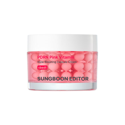 핑크 PDRN 비타민 글로우 부스팅 캡슐 크림 55ml