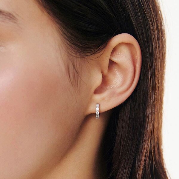신세계인터넷면세점-이에르로르-earring-에센스 실버(W) 테니스 원터치 귀걸이 XS