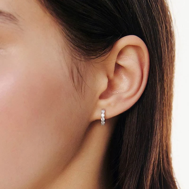 신세계인터넷면세점-이에르로르-earring-에센스 실버(W) 테니스 원터치 귀걸이 XS