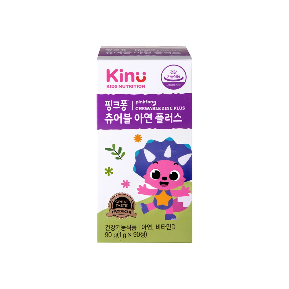 신세계인터넷면세점-지엔씨(토산)-GNC 핑크퐁 츄어블 아연 플러스 (90정)