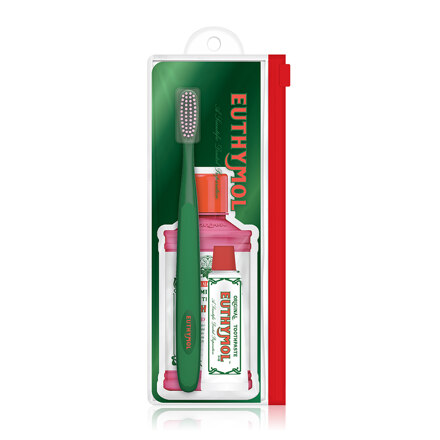 TRAVEL SET (REGULAR TOOTHBRUSH + TOOTHPASTE + MOUTHWASH) 旅行套装
