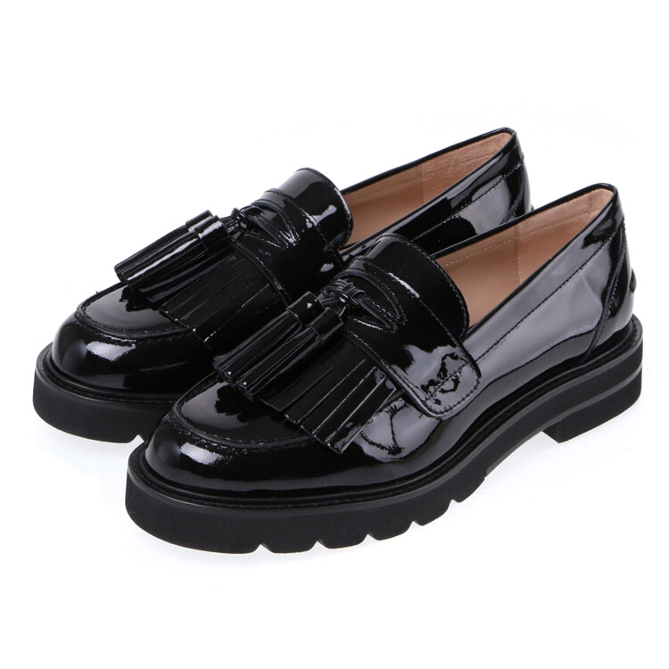韩际新世界网上免税店-STUART WEITZMAN-鞋-MILA LIFT BLACK PATENT 37/6.5 21FW 女鞋