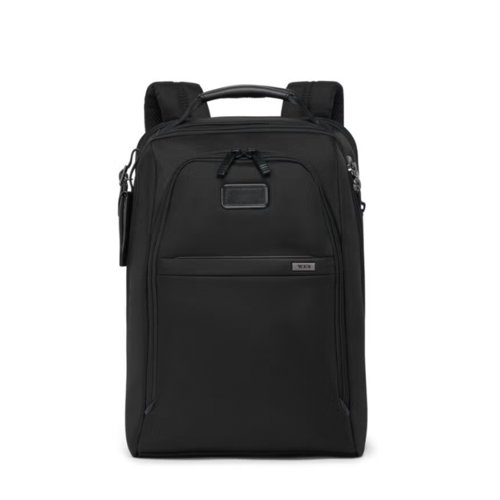 TUMI ALPHA Medium 15" Expandable Backpack Black