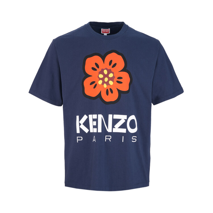 韩际新世界网上免税店-KENZO-服饰-BOKE FLOWER CLASSIC T-SHIRT - MIDNIGHT BLUE