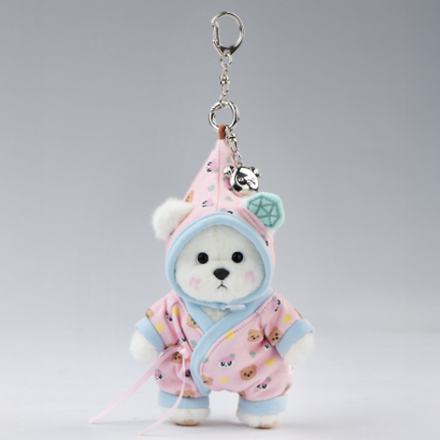 [SEVENTEEN Bongbong Collaboration] 10th Anniversary Limited Edition Bongbong Bear Rose Quartz (XS)