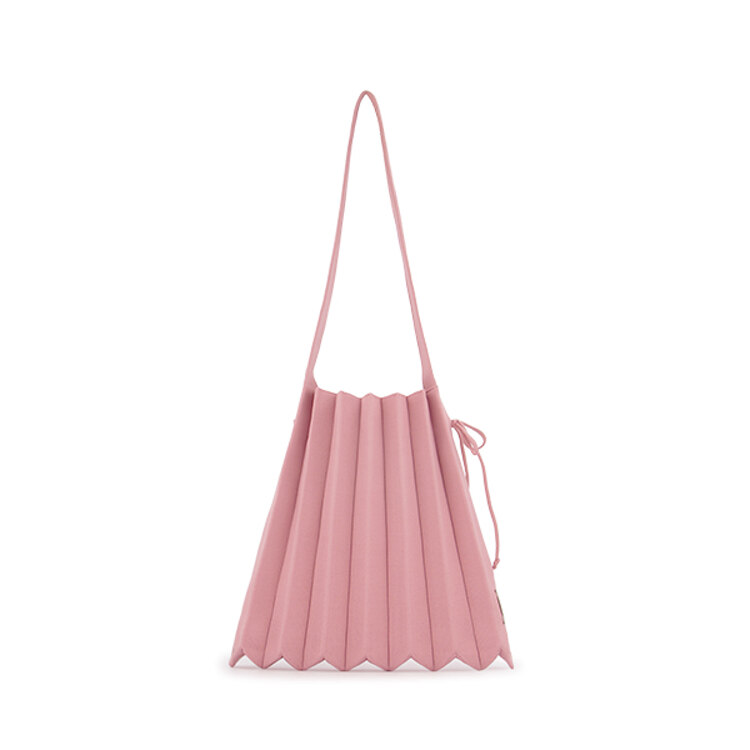韩际新世界网上免税店-JOSEPH&STACEY-女士箱包-Lucky Pleats Knit M Blossom Pink 单肩包