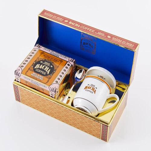 韩际新世界网上免税店-BACHA COFFEE-coffee-Bacha Gift Set Heritage - Milano Morning(12 bags)   
