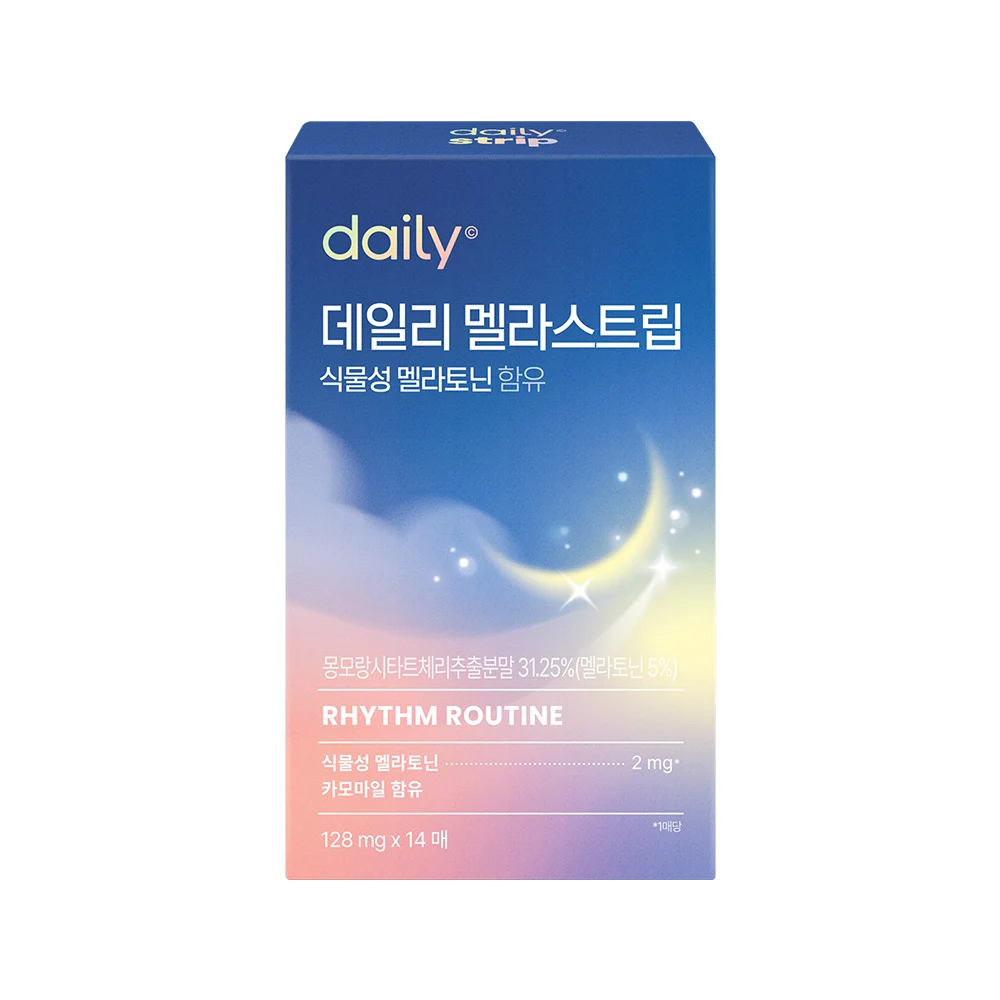 신세계인터넷면세점-네추럴라이즈-데일리스트립 식물성 멜라토닌 함유 14매(2주분)