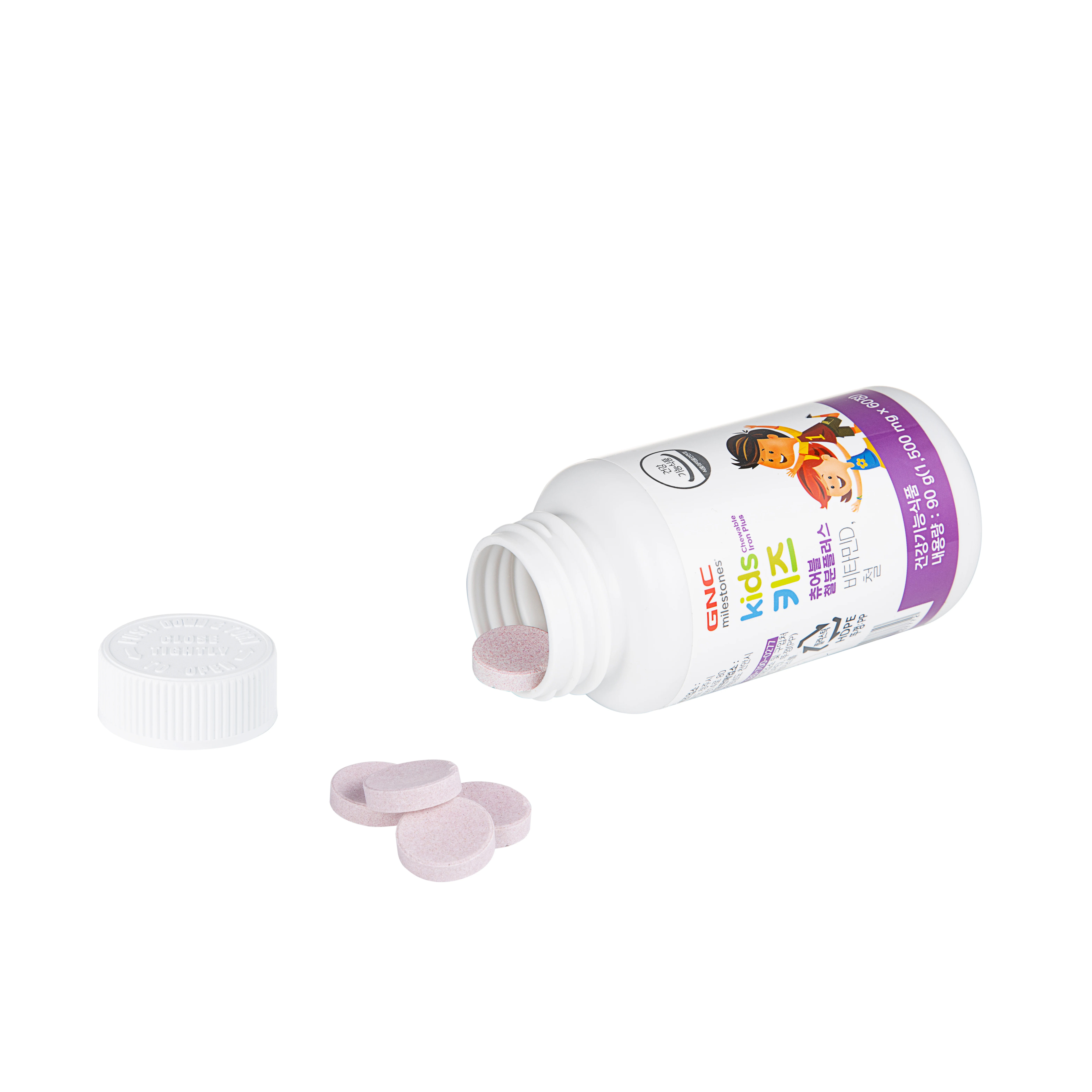 신세계인터넷면세점-지엔씨(토산)-GNC 키즈 츄어블 철분 플러스 1,500mg (60정)