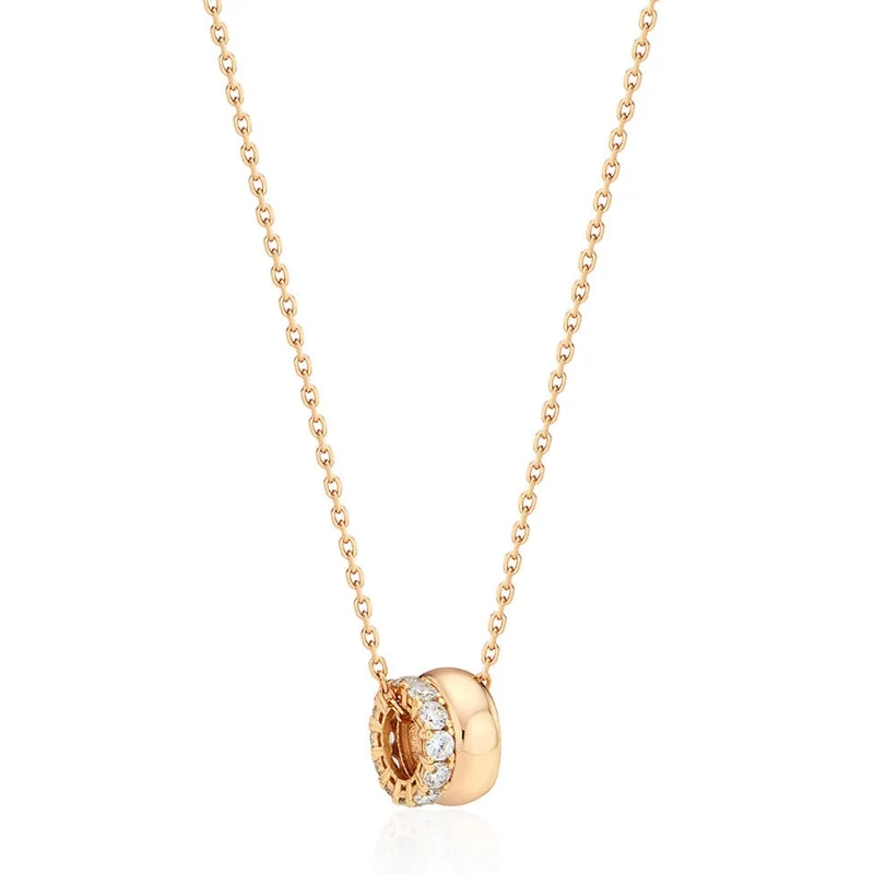신세계인터넷면세점-이에르로르-necklace-샴페인 풀문 실버(P) 듀오 샤인 목걸이 S