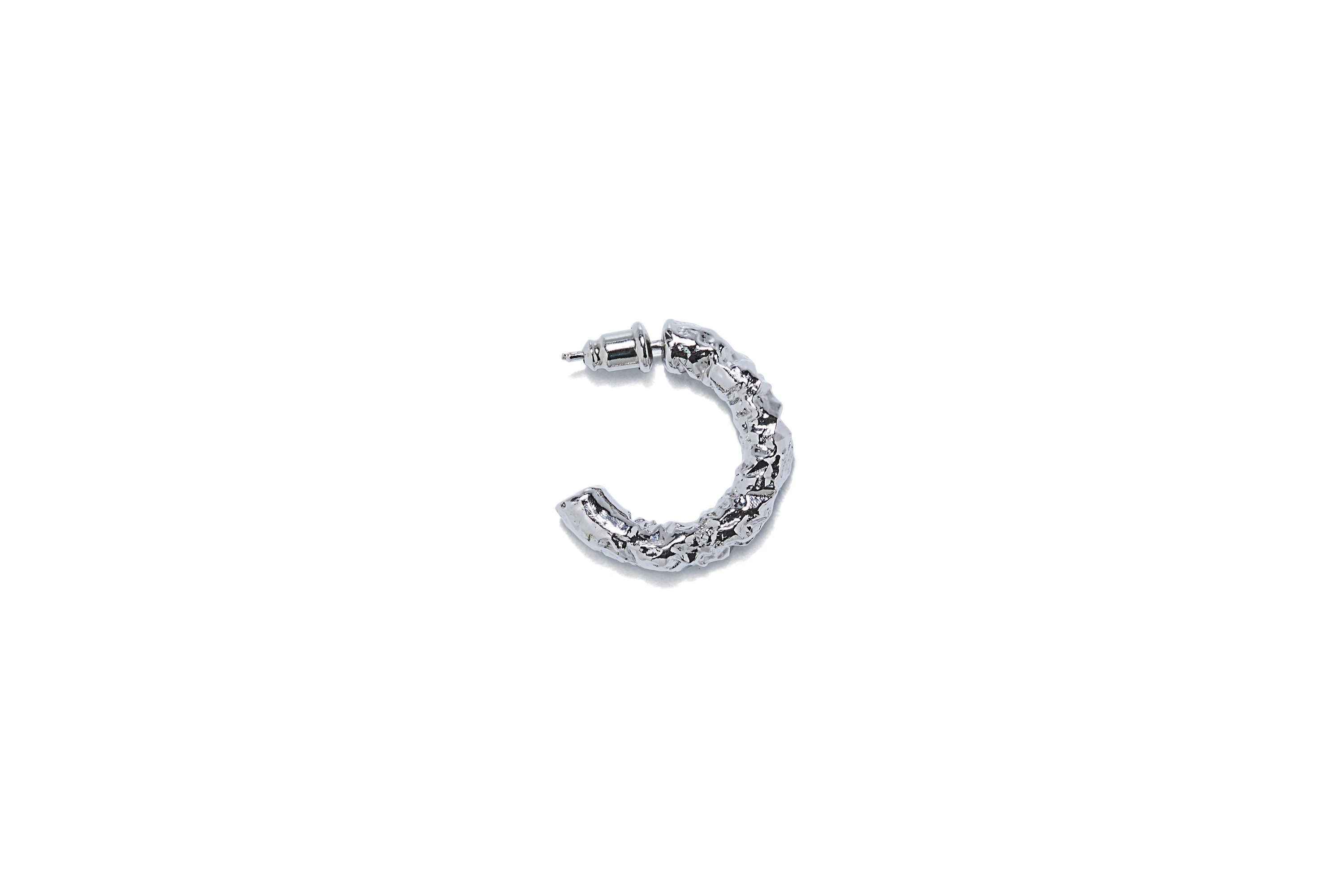 신세계인터넷면세점-포트레이트리포트-earring-Unbalanced crack "REPORT" earring SILVER