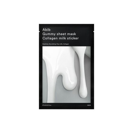 Gummy sheet mask Collagen milk sticker 10EA 面膜