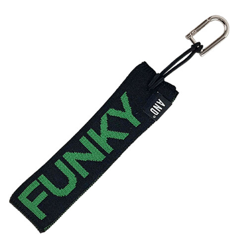 AND GOLF Pleats Ball Towel Funky Green
