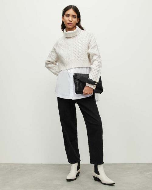 CLAUDE JUMPER / MARBLE WHITE / S