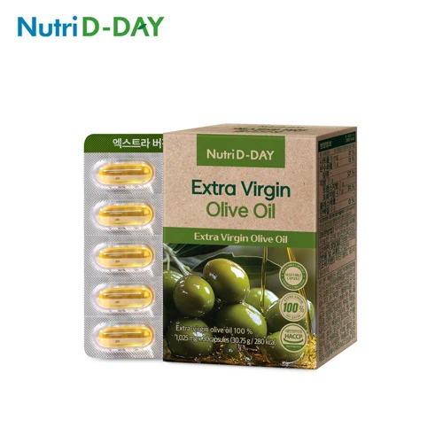 Olive oil, plant-based capsule, extra virgin olive oil, 1 box (30 capsules, 1 month supply)
