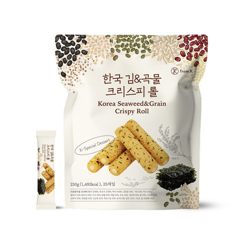 한국 김&곡물 크리스피  롤(10g*25 ea)