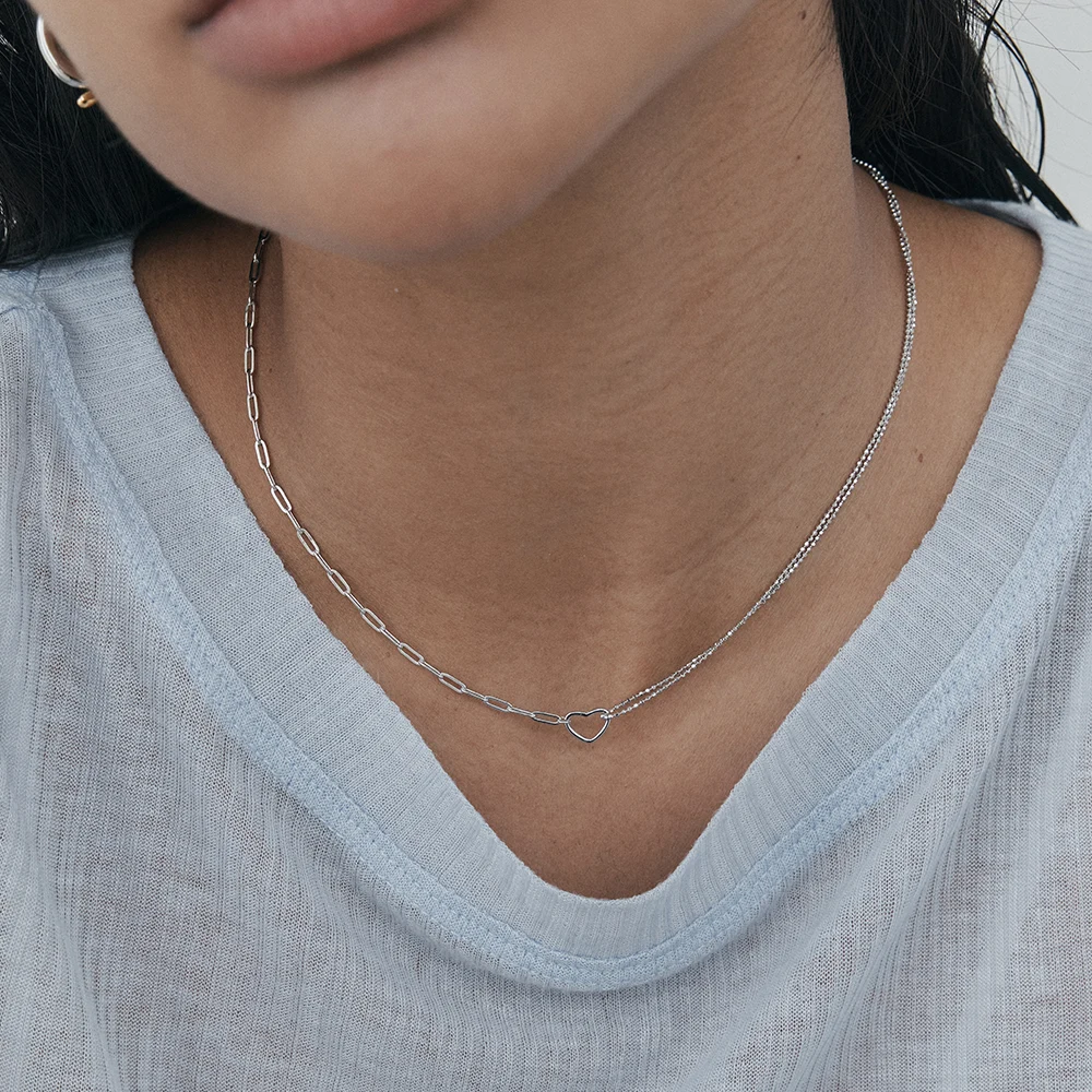 신세계인터넷면세점-아티카 로우-necklace-myself heart Silver Necklace