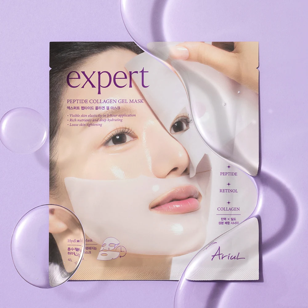 신세계인터넷면세점-아리얼-FaceMasksTreatments-엑스퍼트 펩타이드 콜라겐 겔 마스크_4매입