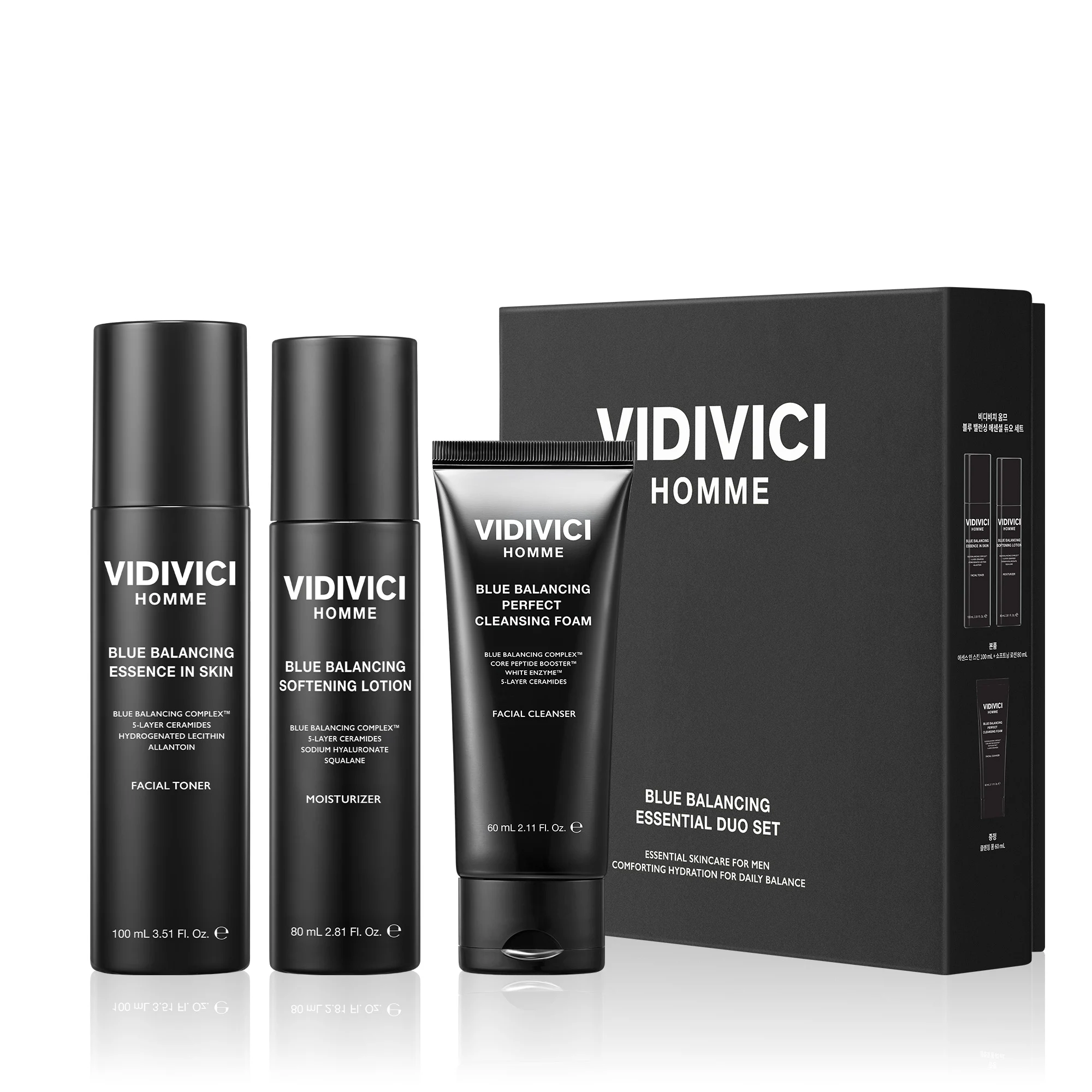 신세계인터넷면세점-비디비치-FacialCare-옴므 블루 밸런싱 세트 2종