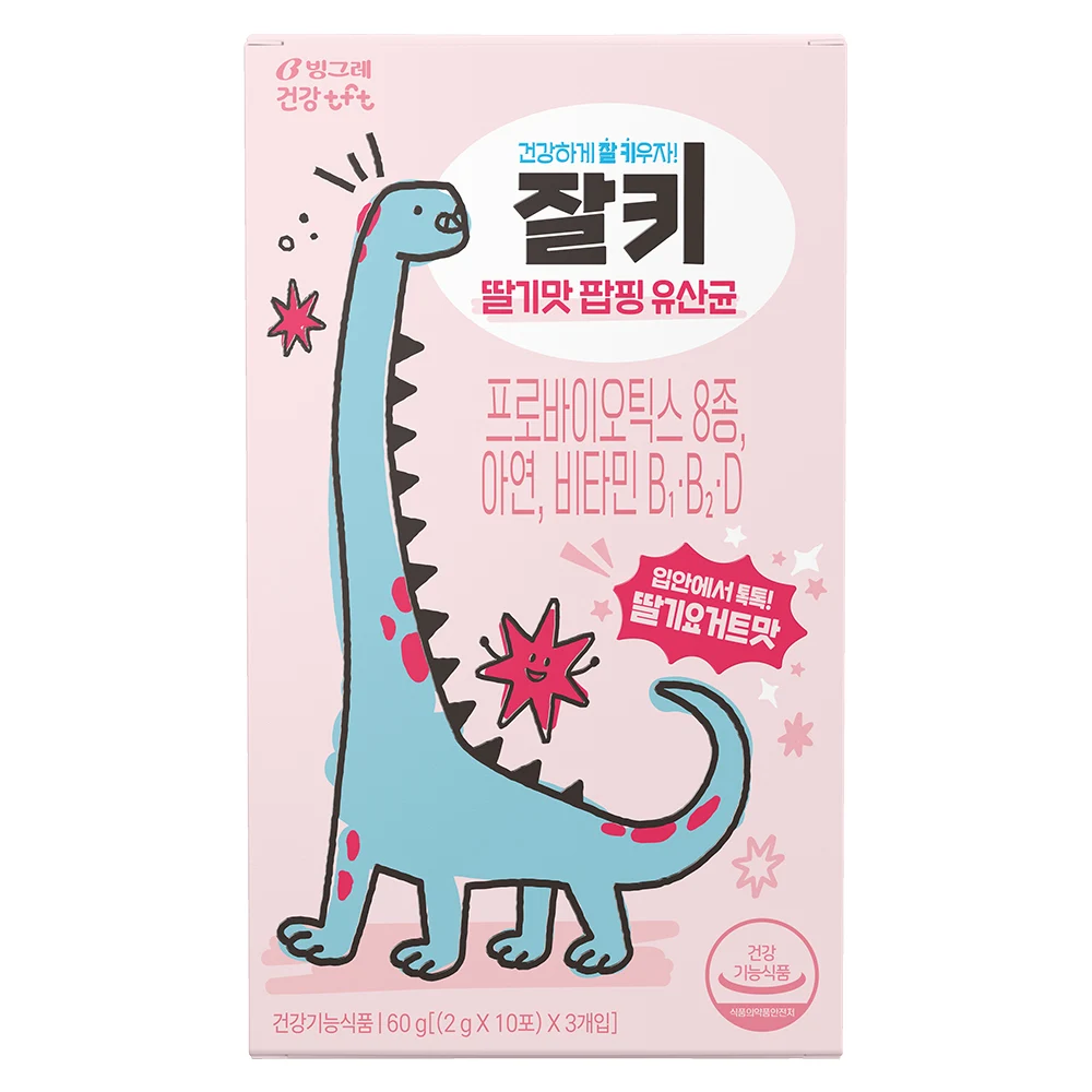 신세계인터넷면세점-바프-빙그레 잘키 딸기맛 팝핑 유산균 (10포 × 3개입)