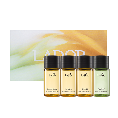 Perfume Hair Oil 4-Piece Set (10ml x 4)