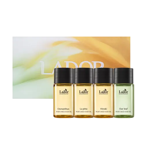 Perfume Hair Oil 4-Piece Set (10ml x 4)