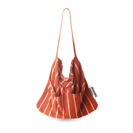 Rabbit eco bag_Wide orange
