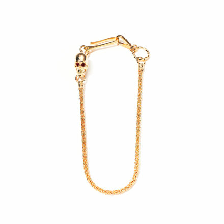 Bizantina Teschio Zircon Gold S 925