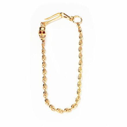 Catena Teschio Zircon Gold L 925