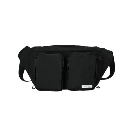DOUBLE POCKET HIP SACK / BLACK