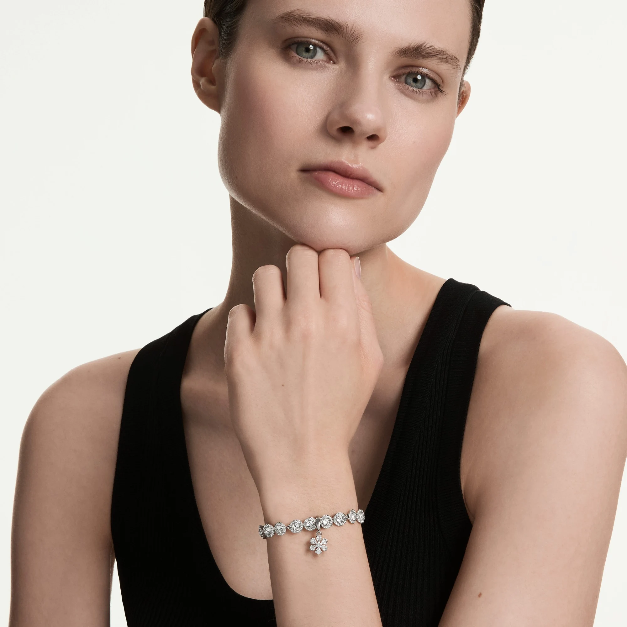 신세계인터넷면세점-스와로브스키-bracelet-IDYLLIA:CHARM MOTIF WHITE/RHS