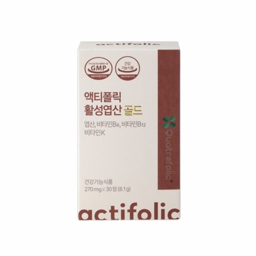 액티폴릭 활성엽산 골드 (30정, 1개월분)