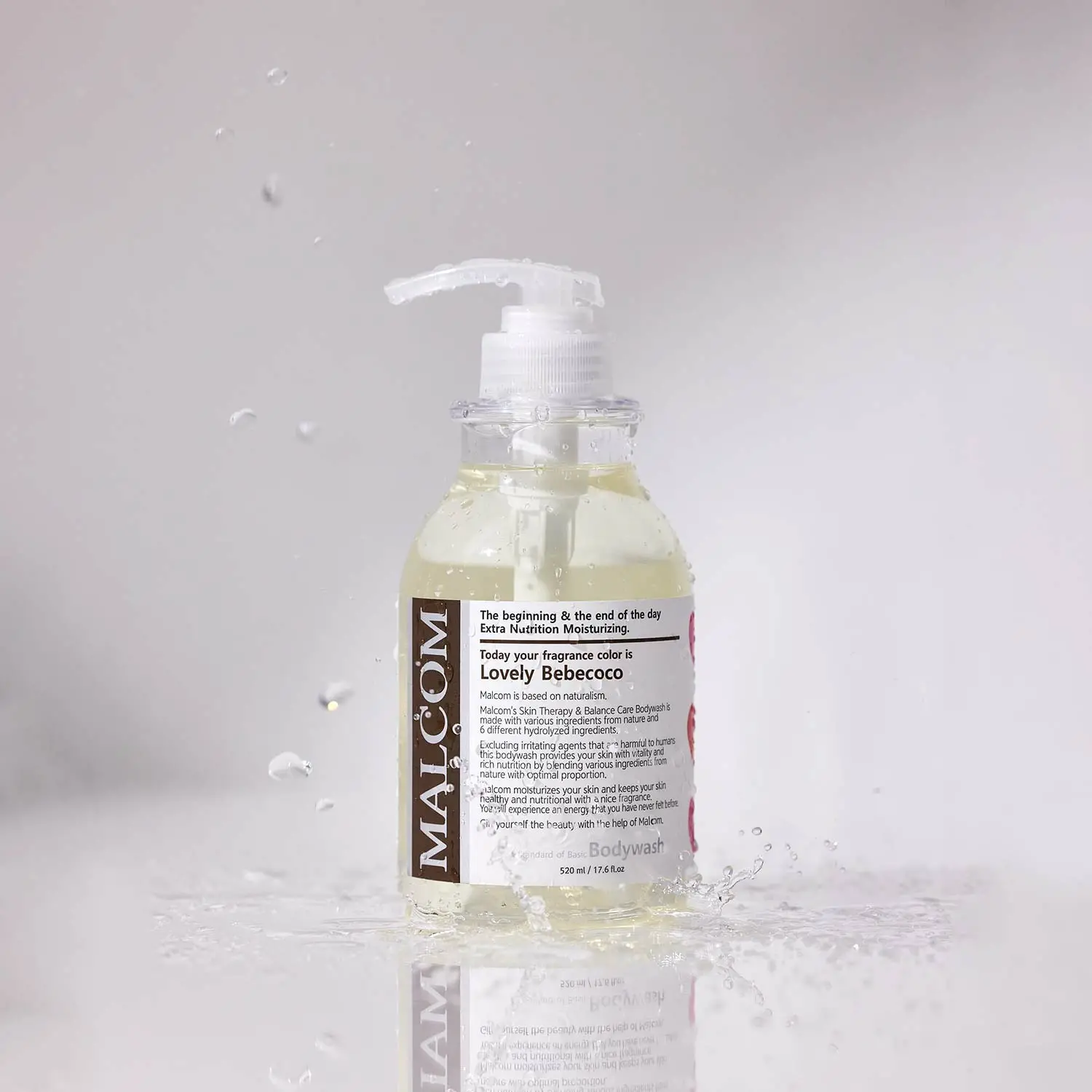 신세계인터넷면세점-말콤-Shower-Bath-약산성 알러지프리 바디워시 로맨틱 체리블라썸520ml