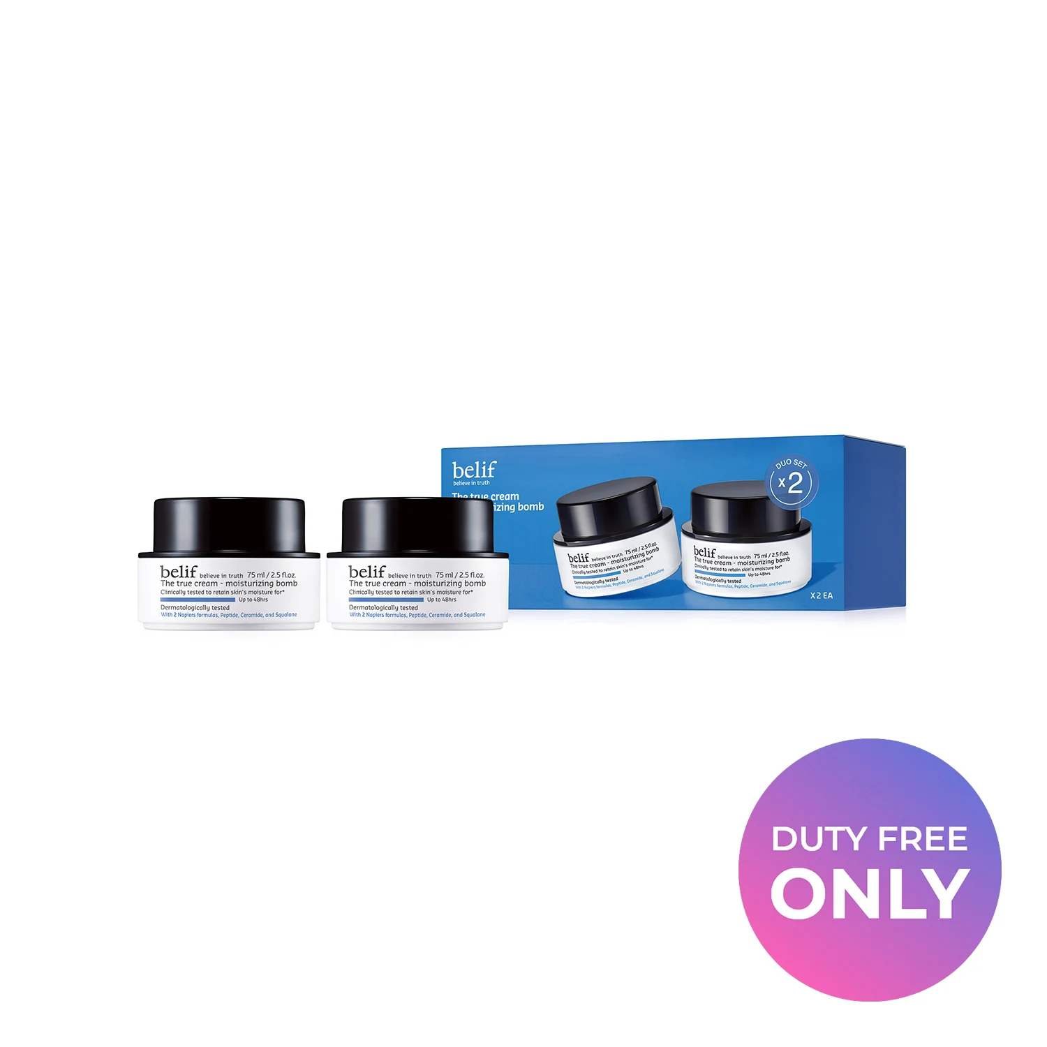 신세계인터넷면세점-빌리프-FacialCare-모이스춰라이징 밤 듀오 75ml*2