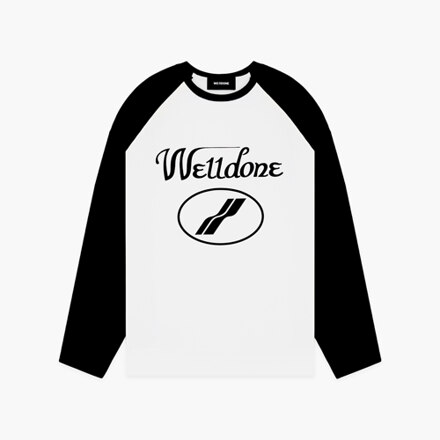 CURSIVE LOGO长袖T恤 BLACK