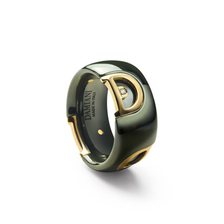 D.ICON_RING GREEN CER.DIAS 1D SIZE 13-10MM