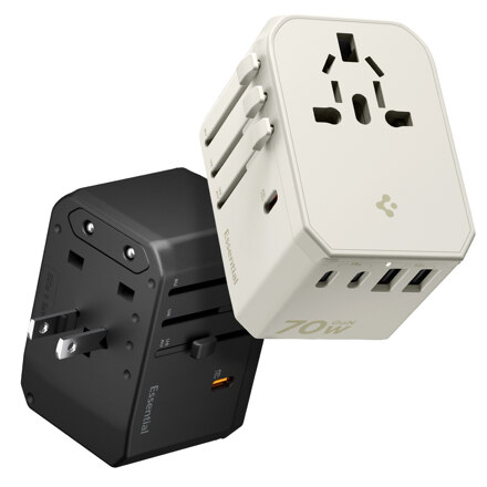 슈피겐 70W USB 5포트 GaN 초고속 여행용 멀티 어댑터