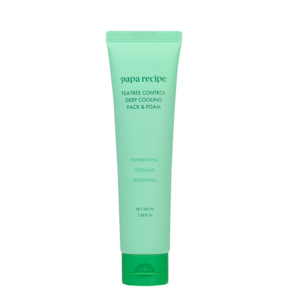 신세계인터넷면세점-파파레서피-Cleansers-티트리 컨트롤 딥 쿨링 팩 앤 폼 100ml
